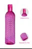 Dimond Design Plastic Fridge,office,Home Water Bottle 1000 ml Bottle (Pack of 6, Yellow, Blue, Pink, Plastic)