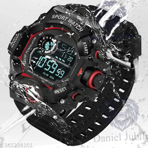 Daniel Jubile Black TRENDING NEW FRESH ARRIVAL ELEGANT LOOKS AE-1260-DTL-BLACK WATCH - FOR BOYS & UNISEX Sports Watches