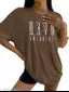 Stylish Printed Oversized Women's T-shirt