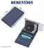 WALLETIN RFID Blocking Mens Slim Wallet with Aluminium case Anti-theft Credit Card Holder (Holds upto 8 cards), Automatic Pop-Up Credit Card Slider, Wallet Blue )