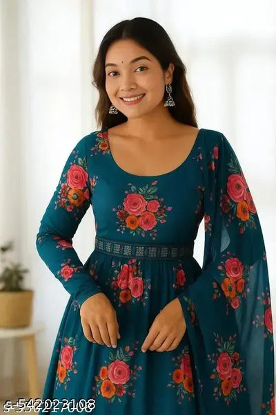 GOWNS with Dupatta & Belt