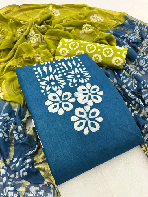 Pure cotton Batik suit material