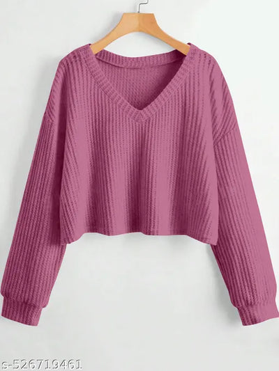 Full Sleeve Crop Top