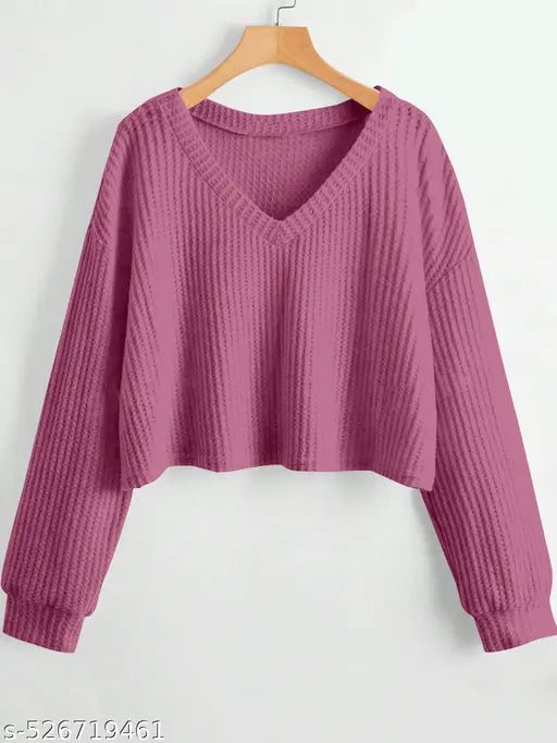 Full Sleeve Crop Top