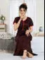 womens printed nightdress -nighty- maxi-nightwear
