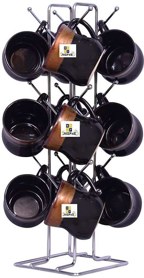 Cup Kitchen Rack (Steel)