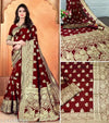 Tremendous Soft Banarasi Silk Saree With Supernal Blouse Piece