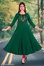 4 LATKAN Embroidered green kurti woman,s