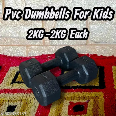 2-2 KG PVC DUMBBELL PAIR FOR KIDS