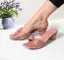 Transparant Women Heels Slipper | Women Block Heel Sandal | Sandal for Women | Casual Heel Sandal for Party | Women Slipper