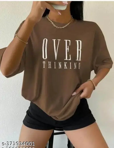 Stylish Printed Oversized Women's T-shirt