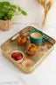 Handcrafted metal Trays ||set of 2 || Serving trays, dining trays || exclusive collection