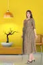 DAMSEL Women Maternity Feeding gown Kurti with zip anarkali Cotton dress/pregnent/nursing