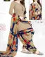 Polyster/Crepe fabric-Women's Printed Suits & Dress Materials with Dupatta