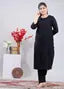 BLACK KURTI WITH PENT SET WOMEN