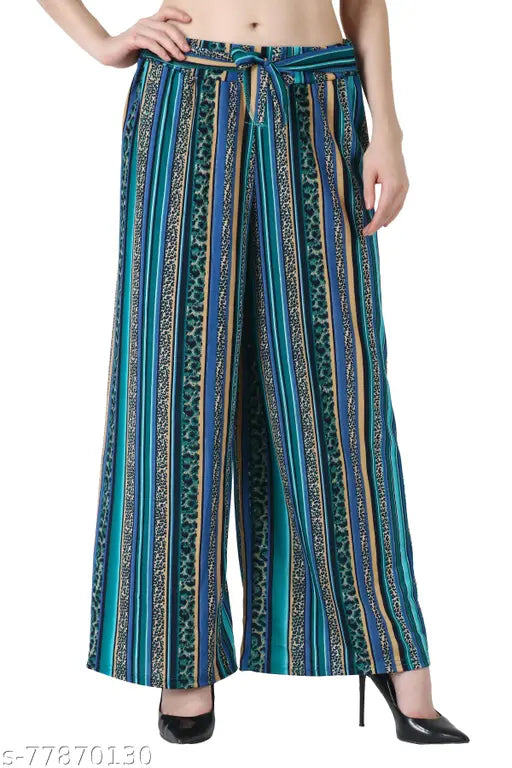 Casual Feminine Women Palazzos