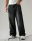 MENS WHISKER BLACK JEANS// BAGGY MENS JEANS