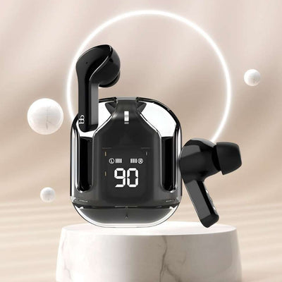 Earbuds Max UltraPods Transparent Charging Case With LED Digital Display KI200 Bluetooth Headset