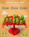 Frog Balance Game, Two-Player Frog Balance Board Game, Educational Frog Balance Counting Toy, Interactive Parents Child Toy, Montessori Frog Balance Tree