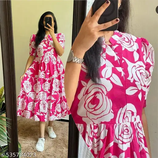 Zip On Front Long Anarkali Gown Kurti