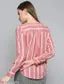 Fancy women top, Pink stripe designer top