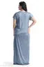 Come 4 Try Satin Nighty Full Length 2 Pieces Nighty (2 pcs Set of Nighty Pyjama Top Nighty, wrap Gown ) | Night Wear| Sleep Wear for Women (Free-Size 28 to 36 Regular)