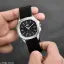 Men's Analog rubber strap hand Watch casual black colour dial