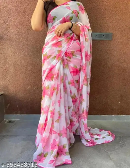FLOWER DESIGNER SAREE