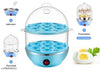 Electric Egg Boiler and Omelette Maker | 2-Layer Egg Cooker | Portable Egg and Milk Boiler | 14 Egg Capacity | Automatic Off