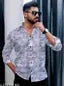 Laycra Printed Men Shirt