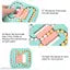 Creative Develop Brain Children Magic Bean Puzzle Toy Kids Rotating Magic Beans Cube with Fingertips