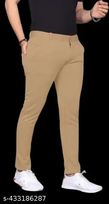 Men Trouser In plain and formal pattern on lowest price
