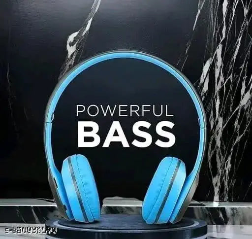 P47 Over The Head Wireless Bluetooth Headset Bluetooth Headset (Multicolor)