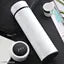 Water Bottle Stainless Steel Led Temperature Display 500 ml Bottle White