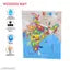 Best collection Wooden Map of India Educational Jigsaw Puzzle, Indian State Puzzle, Wooden Map for Students, Multicolor