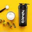 Zyro Gym Shakers For Protein Shake Gym Sipper Shaker Bottle For/BCAA/Leak-proof, BPA-Free Blender mixer Ball/Gym Bottle for Protein & Water bottle,Black, 750 ml Shaker