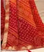 Amazing georgette saree with running blouse