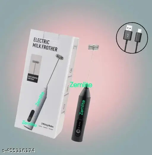 Mini Milk Frother for Coffee - Handheld Battery-Operated for Coffee, Lattes, Lemonade, Hot Chocolates and Shakes