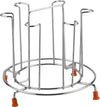 Stainless Steel Glass Stand/Tumbler Holder/Glass Holder For Kitchen Utensil Kitchen Rack (Steel)
