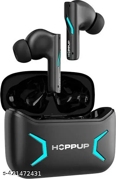 Hoppup Xo1 Black Gaming Earbuds with 50H Playtime