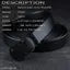SHOPBREAK Black Formal & Casual Artificial Leather Auto Lock Belt