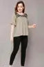 Gurmeet Fashion Grey Rayon Embroidered Tunic/Top For Women's