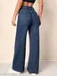 Dark Blue Wide Leg Jeans