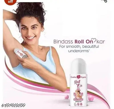 Roll On - Whitens & Brightens Skin, Prevents Odour, Aqua Fragrance Deodorant Roll-on - For Men & Women (50 ml)