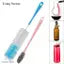 Bottle Cleaning Brush – Long Handle Bottle Brush with Durable Nylon Bristles, Flexible for Deep Cleaning of Water Bottles, Mugs, Glasses & Jars – Kitchen Cleaning Tool for Home & Travel Use