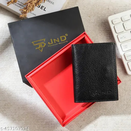 Genuine Leather Wallet for Men - RFID Protected Leather Purse for Men, Purse for Men, Bi-Fold Wallet - 3 Card Slots, 2 ID Slots, Coin Pocket, Hidden Pocket