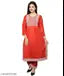 Trendy Comfortable Wear Graceful Women Daily Wear And Party Wear Nayra Cut Kurti Sets For Women's And Girl's (Wine)