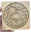 Wooden Labyrinth Maze Puzzle Game | Ball-in-a-Maze Brain Teaser | Educational Indoor Board Game Toy for Kids & Young Adults (Small)