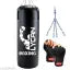 Lycan 3 feet boxing punching bag with chain & boxing hand wrap ! Unfilled punching bag ! Unfilled boxing bag !