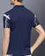 GESPO Men's Checked Polo Navy Blue Tshirts